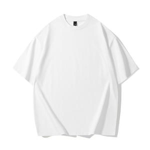 T-shirt uni respirant de haute qualité en polyester/coton pour homme, personnalisable - Product Image 2