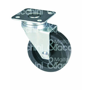 Roue en caoutchouc thermique Art. Support en acier 220 avec plaque galvanisée - Product Image 1