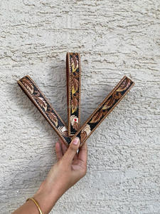 สายรัดข้อมือหนังวัวแท้สำหรับผู้หญิงสายคล้องข้อมือทำจากหนังวัวแท้ - Product Image 4