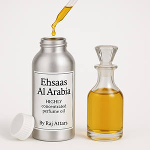 Huile de parfum concentrée de haute qualité EHSAAS AL ARABIA 50 grammes, longue durée, unisexe, parfum pour un usage quotidien et la fabrication de parfums - Product Image 1