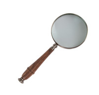 Wholesale Brass-Made Wooden Short Handle Magnifier for Book Reading and Gifting Usage