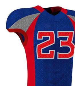 Uniformes de fútbol americano personalizados de la mejor calidad al por mayor para adultos conjuntos de manga corta técnica impresa sublimada - Product Image 1