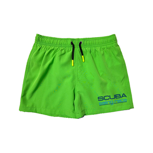 กางเกงขาสั้นบอร์ดกันน้ำแห้งเร็วสำหรับผู้ชายกางเกงขาสั้นออกกำลังกายชายหาดแบบผูกเชือกลายพื้นเป็นมิตรกับสิ่งแวดล้อม - Product Image 2