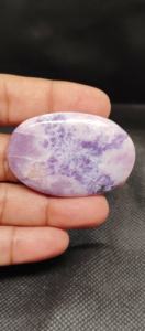 Cabujón de Lapidolita Azul de Alta Calidad, Piedra Preciosa Natural Pulida, Tamaños Variados para la Fabricación de Joyas, Piedras Preciosas Sueltas al por Mayor - Product Image 5