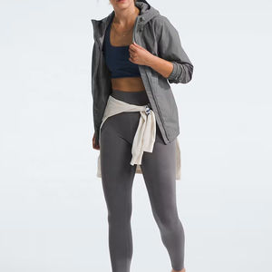 2025 personalizado hombres mujeres al aire libre cortavientos con cremallera a prueba de viento logotipo reflectante Anti UV chaqueta precio barato OEM transpirable - Product Image 2