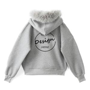 เสื้อฮู้ดดี้ผู้ชายคุณภาพสูง ผ้าฝ้าย 100% ซับในขนหนานุ่ม ดีไซน์ทันสมัย อุ่นสบาย สไตล์ลำลอง - Product Image 3