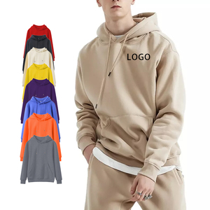 Streetwear Vintage DTG Print Unisex Heavyweight 100% algodón lavado con ácido de gran tamaño invierno personalizado hombres sudaderas con capucha - Product Image 1