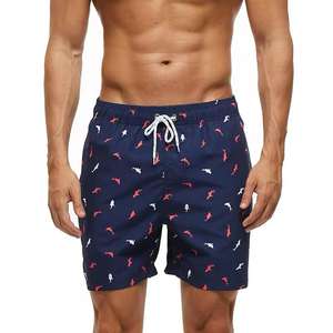 Shorts pour hommes en tricot respirant et écologique à taille mi-haute |   Shorts cargo en toile à séchage rapide avec cordon de serrage pour l'été - Product Image 2