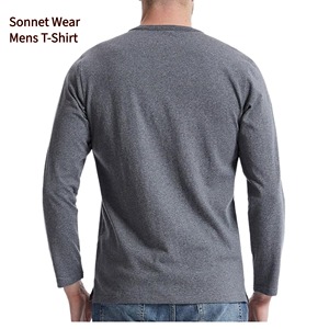 Automne Hiver T-shirt à manches longues pour hommes Séchage rapide avec Batton - Product Image 2