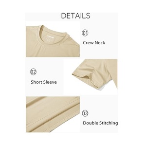 เสื้อยืดคอกลมใส่สบายขายดีประจำฤดูร้อน แฟชั่นลำลองทันสมัย แขนสั้น ผลิตจากโรงงาน ราคาถูก ไซส์ใหญ่ สำหรับผู้ชาย - Product Image 4