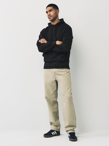 Men's Casual <b>Long</b> <b>Sleeve</b> Slim Fit Lightweight Hoodie Breathable Hoodie Soft Cotton Hoodie In <b>Black</b> Color - Product Image 2