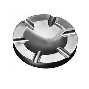 Cenicero de Metal Premium con Diseño Moderno y Elegante para Uso en Interiores y Exteriores, para Fumar en Casa, Oficina, Patio, Mesas, Duradero - Product Image 1