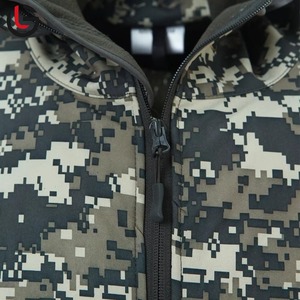 Chaqueta de camuflaje impermeable reversible para hombre, multibolsillos de invierno para exteriores con cuello con capucha, estilo callejero, gran oferta - Product Image 3