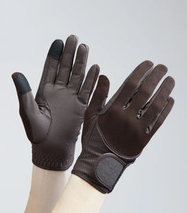 Guantes de equitación de invierno de cuero profesional ultra transpirables, recién llegados, precio al por mayor, logotipo personalizado, guantes para caballos - Product Image 1