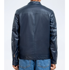 Chaqueta de cuero para hombre de estilo de moda al por mayor chaqueta de cuero profesional de alta calidad para hombre - Product Image 4