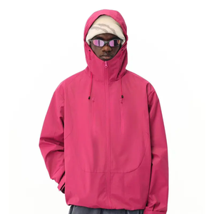 Chaquetas Cortavientos de Lona para Hombre, Ligeras, Plegables, Acolchadas, con Capucha, Resistentes al Viento, Impermeables y Transpirables - Product Image 3