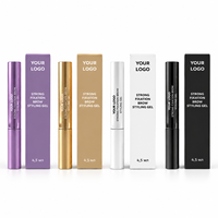 Gel coiffant pour sourcils à tenue forte et longue durée, marque privée OEM, 4,5 ml