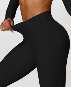 Leggings Deportivos para Mujer, Pantalones de Yoga de Bajo Impacto, Pantalones de Fitness con Cintura Alta y Cadera Elevada, Pantalones de Yoga Ajustados sin Costuras - Product Image 3