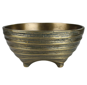 Cuenco de metal de latón decorativo de oro elegante Cuenco de plata pulido y niquelado para comida y servicio dulce para venta al por mayor - Product Image 1