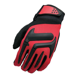 Guantes de cuero de protección antiimpacto de microfibra sintética para nudillos personalizados Guantes de impacto resistentes industriales para hombres - Product Image 4