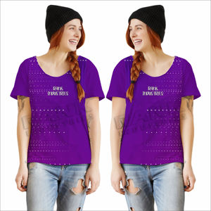 เสื้อยืดผู้หญิงพิมพ์ลายออกแบบได้ตามต้องการเสื้อยืดผู้หญิงจากปากีสถาน - Product Image 1