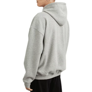 Jersey de algodón 100% de calidad superior, ropa de calle, Sudadera con capucha en relieve, sudaderas con capucha informales de invierno de gran tamaño, sudadera con logotipo en relieve - Product Image 3