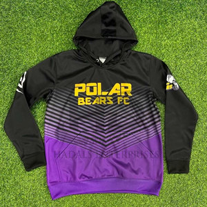 Nuevo diseño más vendido hombres sublimación sudaderas con capucha bajo MOQ al por mayor sublimación sudaderas con capucha para la venta - Product Image 3