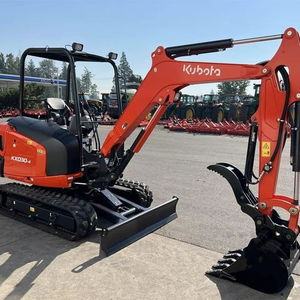 Mini-excavatrice Kubota KX0304, excavatrice compacte de 3 tonnes, excavatrice sur chenilles hydraulique avec moteur puissant pour travaux de construction - Product Image 1