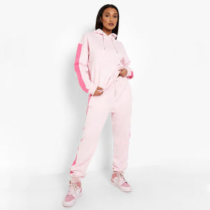 OEM 100% Coton Polaire Tissu Femmes Veste Surdimensionnée Costume Blanc Unisexe Conception Personnalisée Graphique Logo Impression Broderie - Product Image 1