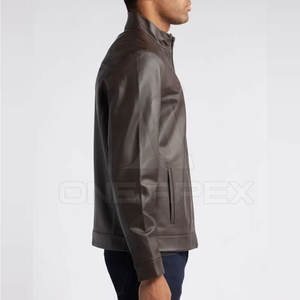 Fabricant pakistanais vestes en cuir hiver chaud hommes vestes en cuir meilleur prix vestes en cuir - Product Image 3