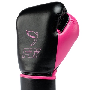 ถุงมือซ้อมมวยสีชมพูสีดำแบบมีตะขอและดูแบบใหม่ล่าสุดถุงมือฝึกมวยไทยใส่สบาย - Product Image 4