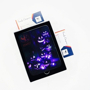Nouvelles tuiles à cils d'Halloween avec aimant, vente en gros, logo personnalisé, support à cils en acrylique, palette pour extensions de cils, durable - Product Image 2