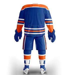 Uniformes de Hockey sobre Hielo Cómodos y Duraderos con MOQ Bajo, 100% Poliéster, Absorben la Humedad y Son Transpirables, Tallas y Colores Personalizados - Product Image 3