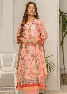 ชุดชัลวาร์ Kameez ปักลายสไตล์ปากีสถานและอินเดียคอลเลกชั่นสนามหญ้าแบบหรูหราใหม่ - Product Image 5