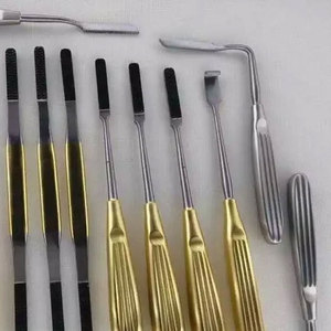 ชุดเครื่องมือยกคิ้วจมูก15ชิ้นทำจากสเตนเลสสตีลแบบแมนนวลสำหรับศัลยกรรมพลาสติก - Product Image 2