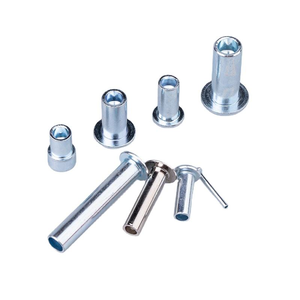 Remache Semitubular Personalizado de Latón, Zincado, Acero al Carbono y Aluminio Grado 8 - Product Image 1