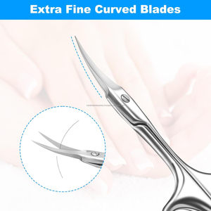 Nouveau produit : Ciseaux à cuticules professionnels pour écoles et usage personnel, avec étui et logo personnalisé - Product Image 2