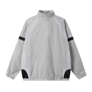 Chaqueta Cortavientos Táctica Impermeable de Lona con Cuello Alto para Hombre, para Senderismo y Correr, Marca Privada Disponible - Product Image 2