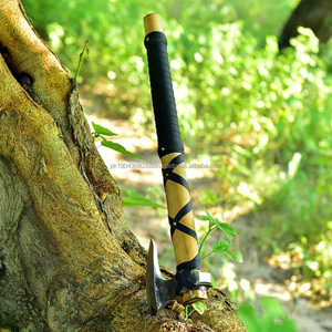 ราคาโรงงานอเนกประสงค์ใช้สีที่แตกต่างกันด้ามไม้ขวานเหล็กดามัสกัสคุณภาพสูงการออกแบบยอดนิยมขวานดามัสกัส - Product Image 3