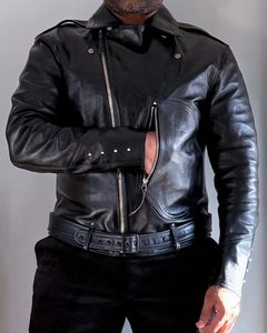 เสื้อแจ็กเก็ตหนังกลับแบบมีซิปด้านหน้าถอดออกได้มีหลายกระเป๋าสำหรับฤดูหนาว - Product Image 3