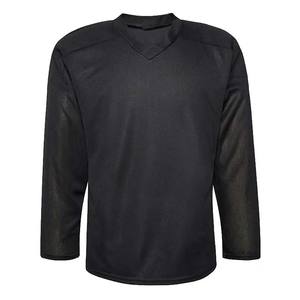 Camisetas de hockey sobre hielo profesionales OEM, venta al por mayor, poliéster duradero, ropa de equipo personalizada, impresión sublimada, suministro de tela de secado rápido - Product Image 2