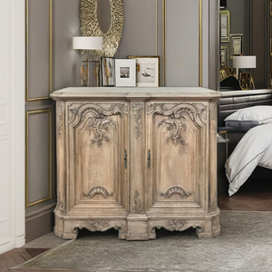 Armoire de luxe antique avec de belles sculptures, en bois massif, meubles traditionnels pour la maison et l'hôtel, pour la chambre à coucher - Product Image 4