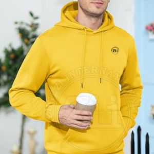 500 Gsm estilo de gran tamaño 100% algodón polar sólido temporada de invierno hombro caído de talla grande hombres logotipo personalizado impreso Sudadera con capucha - Product Image 3