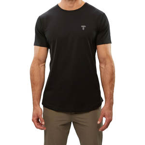 100% Stock de coton biologique Design personnalisé T-shirts décontractés à manches courtes pour hommes Services OEM/ODM acceptés vêtements en vrac tissés - Product Image 4