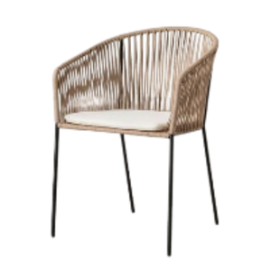 Home Hotel Restaurant Outdoor Dining Chair for <b>Garden</b> Rope Weaving <b>Garden</b> Arm Chair Coffee Dining Outdoor Chair For <b>SALE</b> - Product Image 1