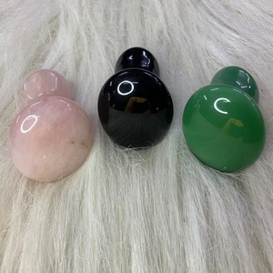 เห็ดอัญมณีคริสตัลธรรมชาติจำนวนมากทำด้วยมือหินผสม - Product Image 1