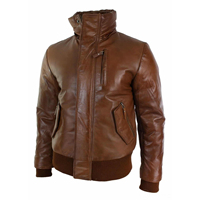 En peau de mouton Dunkerque Shearling Bane Aviator Fourrure Bomber Manteau En Cuir Veste Hommes Vol Chaud Remplissage Vêtements D'hiver Manteau Veste Prix