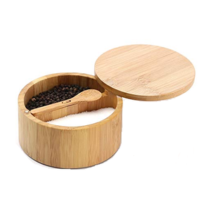 Boîte à épices de qualité supérieure, décoration d'intérieur, nouveau design, rangement de cuisine naturel, bois d'acacia, sel et poivre, article artisanal indien - Product Image 5