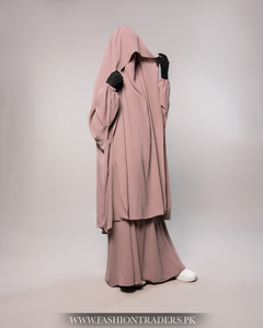 Jilbab deux pièces ample et sur mesure pour femmes musulmanes, couvrant entièrement le corps, vêtements islamiques modestes, achat en ligne en gros ou en échantillon - Product Image 3