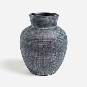 Juego de 2 jarrones de bombilla de vidrio soplado rústico dorado de diseño moderno Fundición de aluminio de mejor calidad con jarrones de metal de material de hierro - Product Image 3